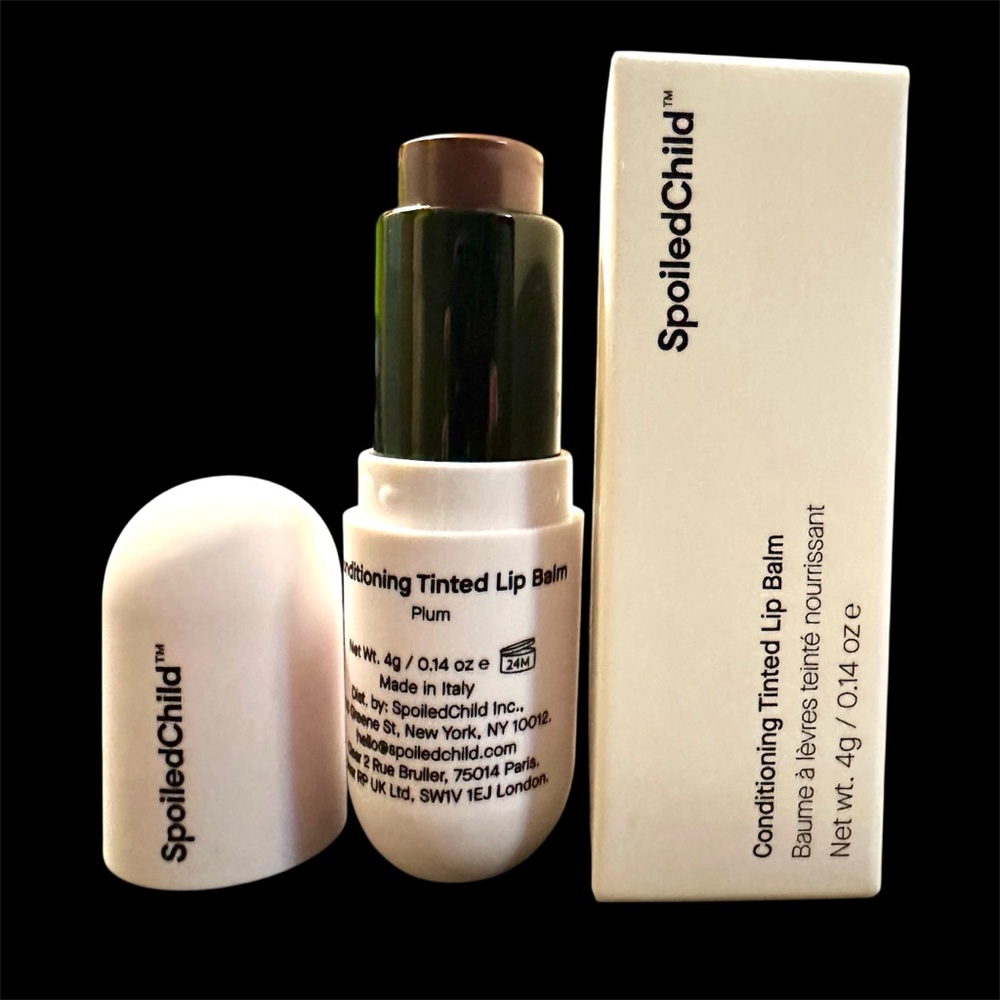New SpoiledChild Conditioning Tinted Lip Balm | Plum 4g/.14oz. Brand new in Box